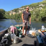 boat fishing for carp in the ultimate environment